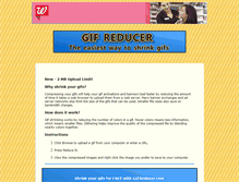Tablet Screenshot of gifreducer.com